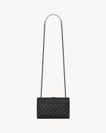 YSL Envelope Small in Quilted Grain De Poudre Embossed Leather - Image 4